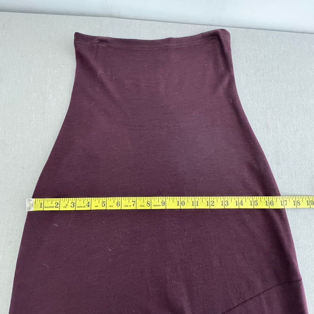 Lilith Wool Blend‎ Maxi Skirt wine color Size Small - Picture 10 of 11